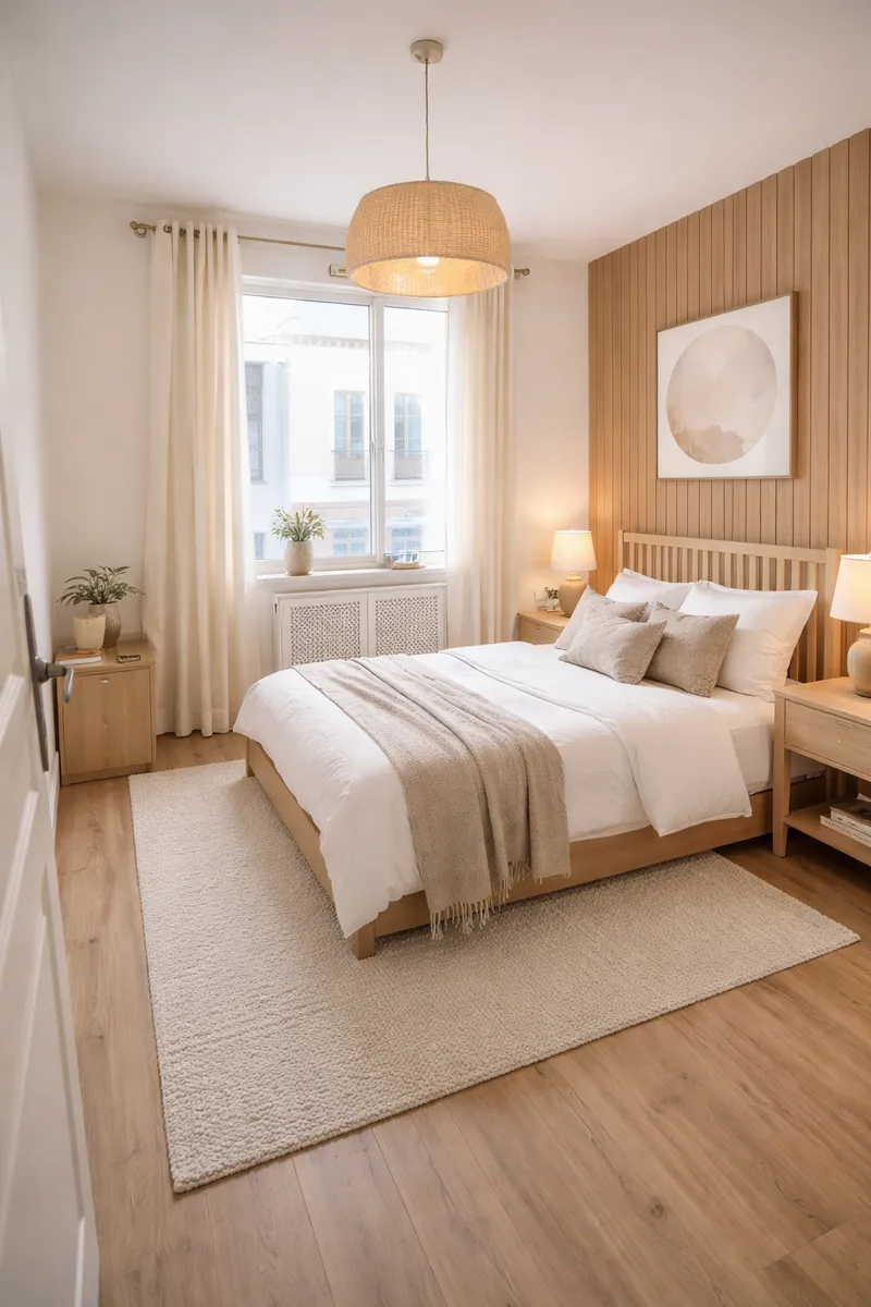 Photo de réalisation de rénovation de chambre sur Rennes